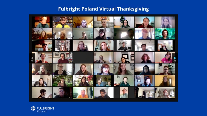 Fulbright Poland virtual Thanksgiving